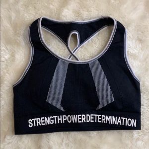 Strength power determination sports bra